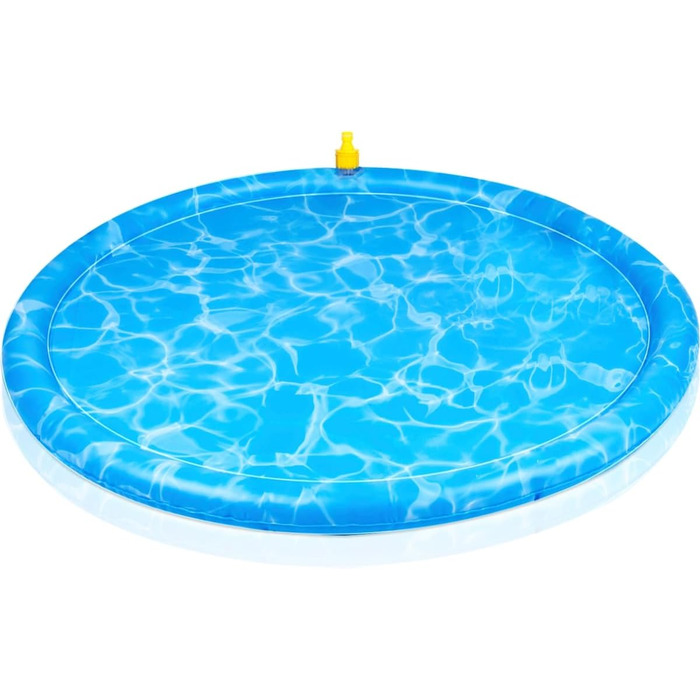 Басейн для собак Ø 80 см: ідеальний басейн-перевертач для собак, іграшковий басейн-фонтан, дитячий басейн для ігор з водою