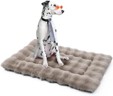 М'яке ліжко для собак Mora Pets: тепла, миюча, з антиковзаючою основою, 91 x 60.5 см, коричневий колір