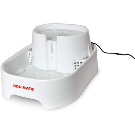 Автоматичний фонтан для води Dog Mate 6 л, білий, для собак і котів