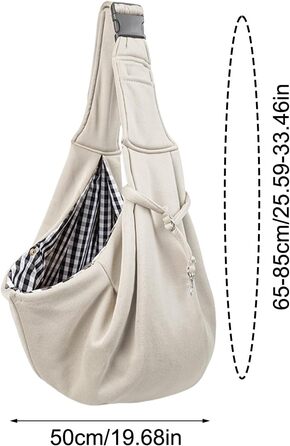 Сумка-переноска для собак - дихаюча, з регульованими ременями | Легка переноска для собак, ідеальна для прогулянок та активного відпочинку (Бежева)