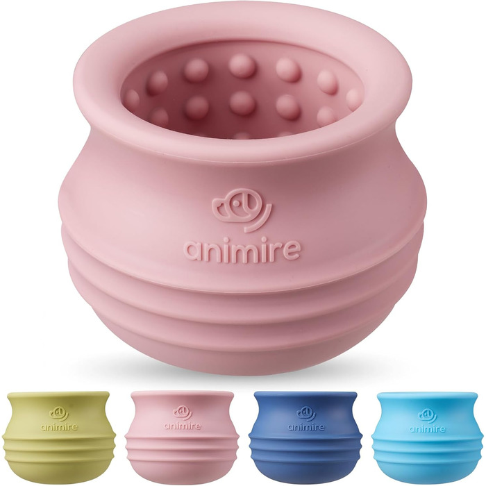 Іграшка-головоломка для собак з дозатором ласощів, інтерактивна, з силікону, BPA-free, рожева