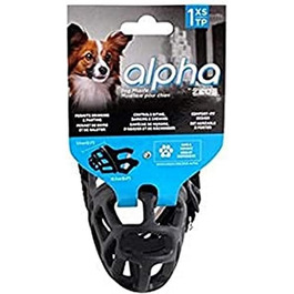Нашийник-маска для собак великих порід Zeus Alpha TPR, чорний, розмір L, Comfort Fit