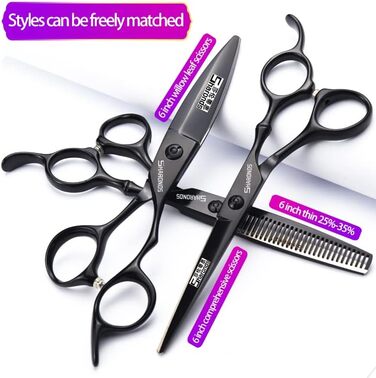 Набір професійних ножиць для стрижки волосся SharonDS 440C (6 дюймів, 3 шт.)