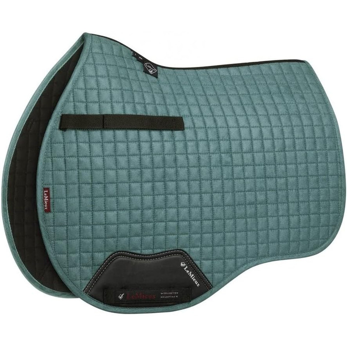 Підкладка для сідла LeMieux Prosport, велюрова шкіра, квадратна S/M, салатовий велюр