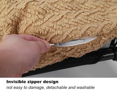 Спальник для собак з дахом, затишне ліжко-печера для собак, теплий зимовий плюшевий лежак з капюшоном, ліжко для котів зі знімним дахом, диванчик для собак маленьких та середніх порід (Бежевий, 60x50x23 см)