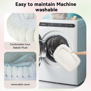 Килимок для котів на вікно CareCooo, лежанка для котів на вікно з м'яким знімним чохлом, стабільна лежанка для котів на вікно до 18 кг, розмір M (52x30 см), білий