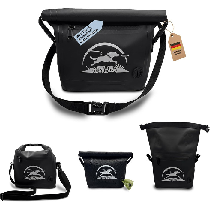 Таліас Лекерліташе – водонепроникна сумка для прогулянок з собакою з відділенням для герметичних відходів – сумка для дресирування собак, яку можна носити через плече або на поясі – сумка для корму та ласощів для собак