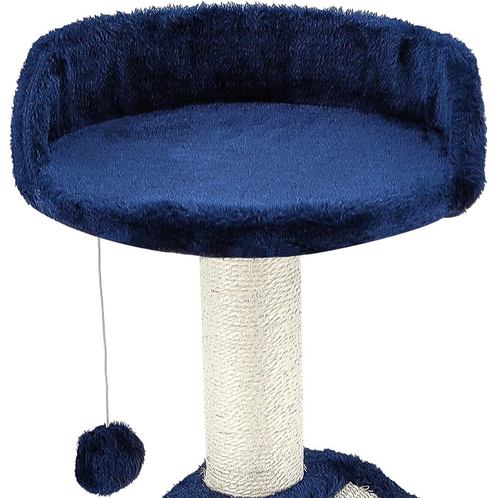 Дерев'яний кігтечка для котів Beltom® Kratzbaum, 54 см, блакитний