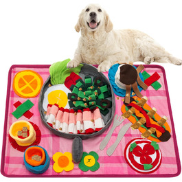 Інтерактивна килимок для годування собак, котів та тварин. Стимулює пошук їжі та розвиває навички. Можливість миття. Підходить для цуценят, малих та середніх порід.