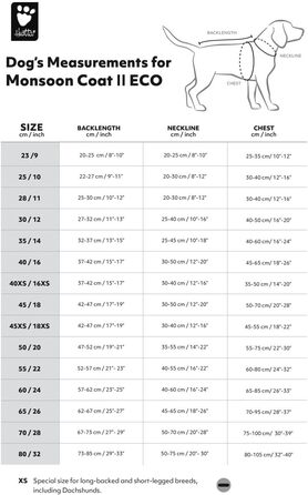 Дощовик для собак Hurtta Monsoon Coat II ECO (Рубін, 45 см)