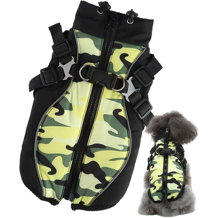 Водонепроникний теплий зимовий одяг для собак - тепла куртка для цуценят та собак різних розмірів, ідеально підходить для прогулянок, навчання та активного відпочинку на вулиці