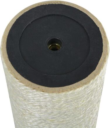 Котячий кігтетоп 8x60 см, сизаль, 8 мм, для котів, бежевий