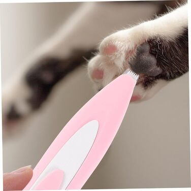 Електричний триммер для собак та котів DOITOOL - 2 шт. Безшумна машинка для грумінгу з підзарядкою, рожева (15.8*3.3 см)