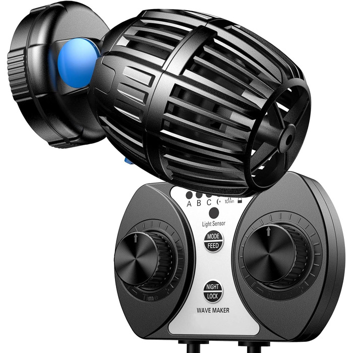 SunSun CW-120 течієва помпа для акваріума 700-8000 л/год, 20 Вт, регульована хвиля, денний і нічний режими