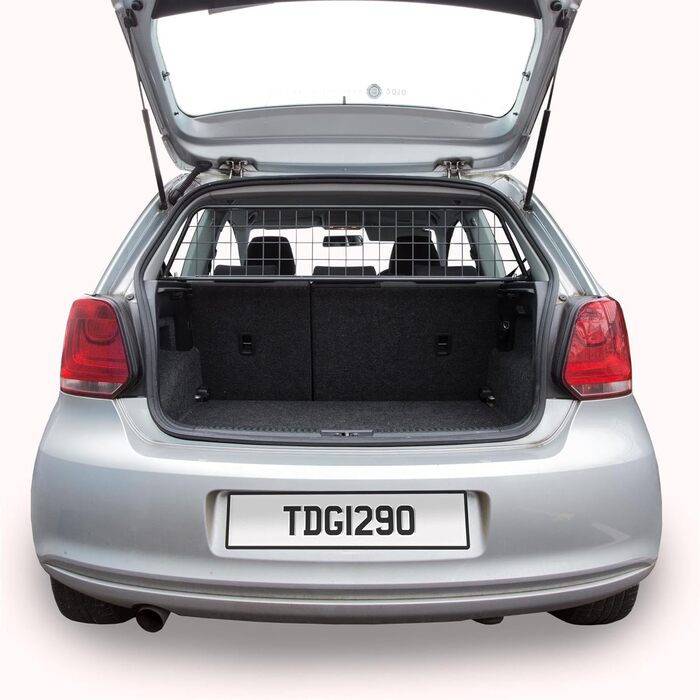 Сітка для собак Travall для Volkswagen Polo (2009-2017) - захист багажника, сітка для транспортування собак, міцна сталева сітка