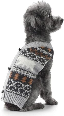 Пуловер для собак на Новий Рік: теплий світер для цуценят та собак середніх розмірів (XXL, Ейсбер)