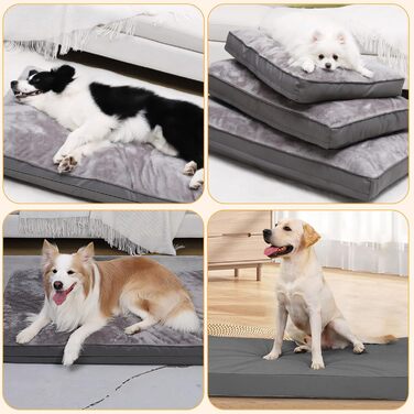 Ортопедичний лежак для великих собак Grosse Hundesofa: м'який та зручний, водонепроникний, антиковзкий, стійкий до укусів (XXL-91)