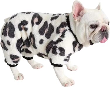 Піжама для собак, тепла, м'яка флісова, костюм для цуценят та собак великих та малих порід (M, XXL)