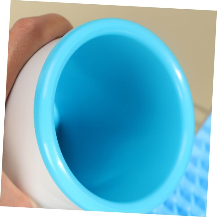 Електрична мийка для лап домашніх тварин UKCOCO з USB-зарядкою та ротаційним набором для миття кігтів. Гнучкий силіконовий посудина для ефективного очищення.