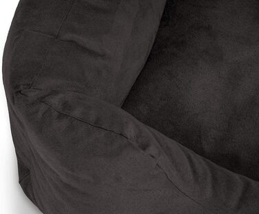 Кенгуру Кенгуру Hundebett Dreamline з велюру XXL 120 x 85 см Чорний - знімний чохол - легко мити - для великих, середніх та маленьких собак Чорний L 120 x W 85 x H 25 см