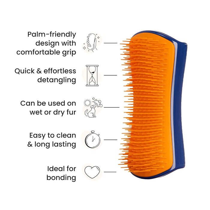 Тізер для грумінгу собак Tangle Teezer Pet Teezer - синій/помаранчевий (1 шт)