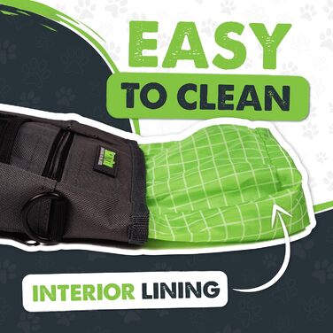 Сумка для ласощів Mighty Paw для собак - 2.0 | Фідер-сумка для тренування собак - Leckerlibeutel для собак - Сумка для ласощів для тварин з ремінцем - Магнітна застібка (Оранжева/Сіра)