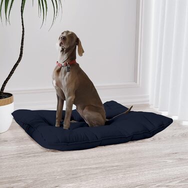 Елегантна подушка для собак Maxy, 60x100 см (темно-синій, 130x100 см)