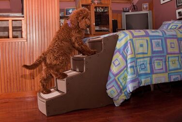 Сходи для тварин Pet Gear, 4 ступені, великі, шоколадні