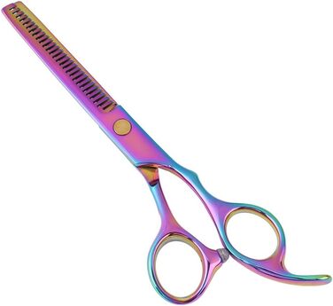 Набір професійних ножиць для грумінгу собак з безпечними закругленими кінцями, набір ножиць для шерсті, грумінг-ножиці з нержавіючої сталі для собак (кольорові)