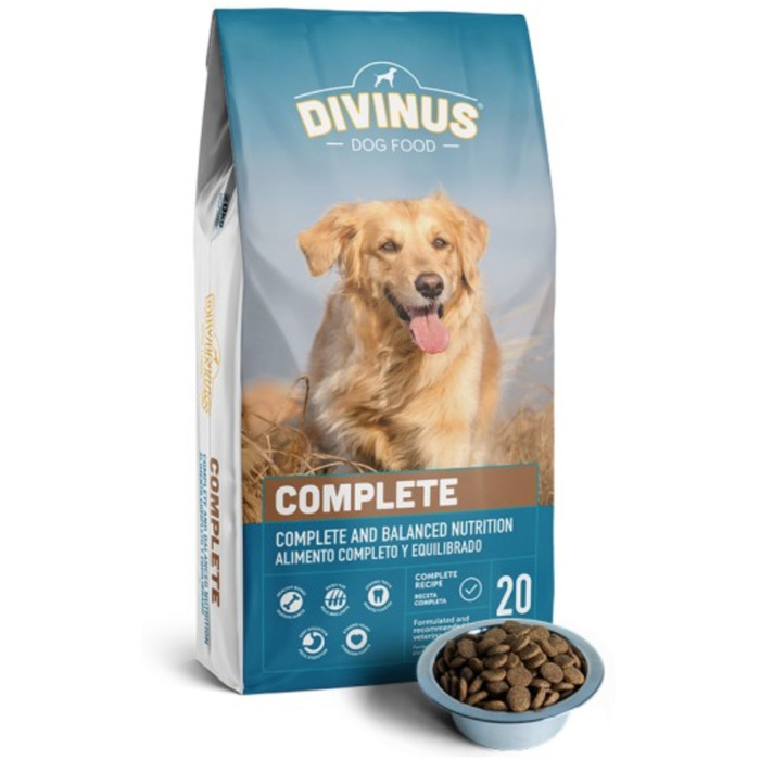 Повний сухий корм для дорослих собак Divinus Dog з вітамінами, 20 кг