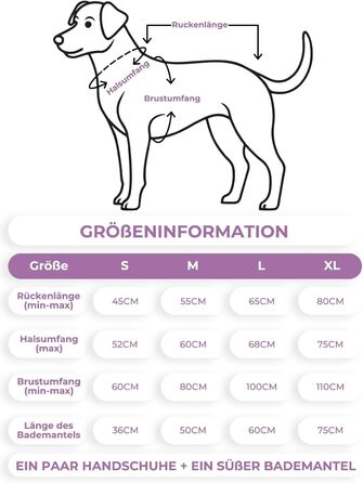 Рушник для собак Badeantel, з мікрофібри, швидковисихаючий, для великих, середніх та маленьких собак/котів (зелений, S, Сіре Носоріг)