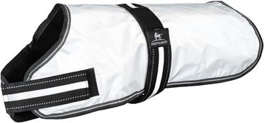 Водонепроникний та вітронепроникний теплий накид для собак Knuffelwuff, 70 см, з клямками та отвором для шлейки