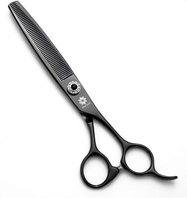 Професійна витончена ножиця для грумінгу тварин 6,5 дюймів, нержавіюча сталь, фіолетовий колір