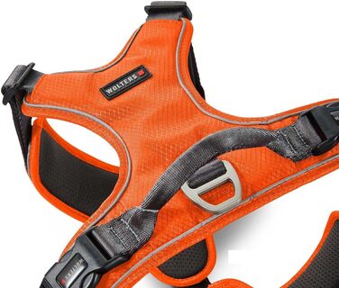 Шлея для собак WOLTERS Active Pro Comfort, 70-85 см, червоно-помаранчева/антрацит