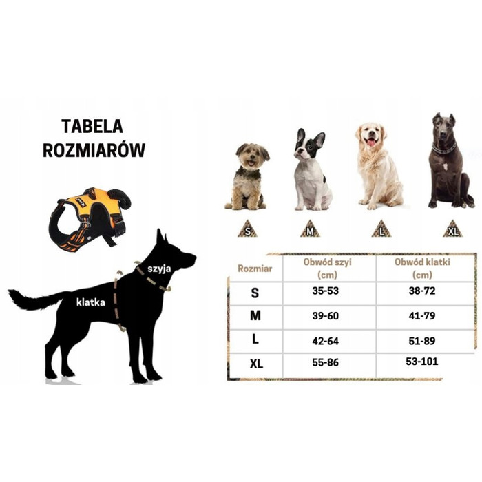 Шлейка для собак Tailup Guard — протизадушна, ергономічна, розмір M