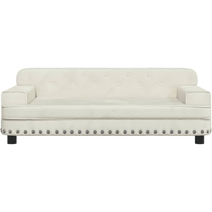 Крісло-ліжко для собак VidaXL, 90 x 53 x 30 см, кремовий колір