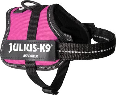 Шлейка для собак K9, розмір 2XS/Baby 2, темно-рожева