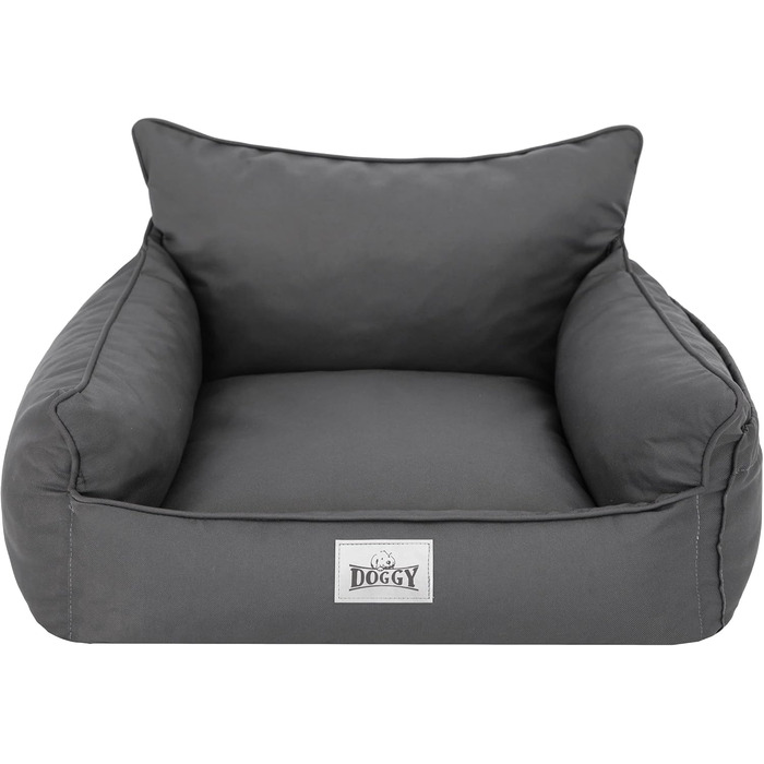 Крісло-ліжко для собак та котів, 57x55x30 см, графіт