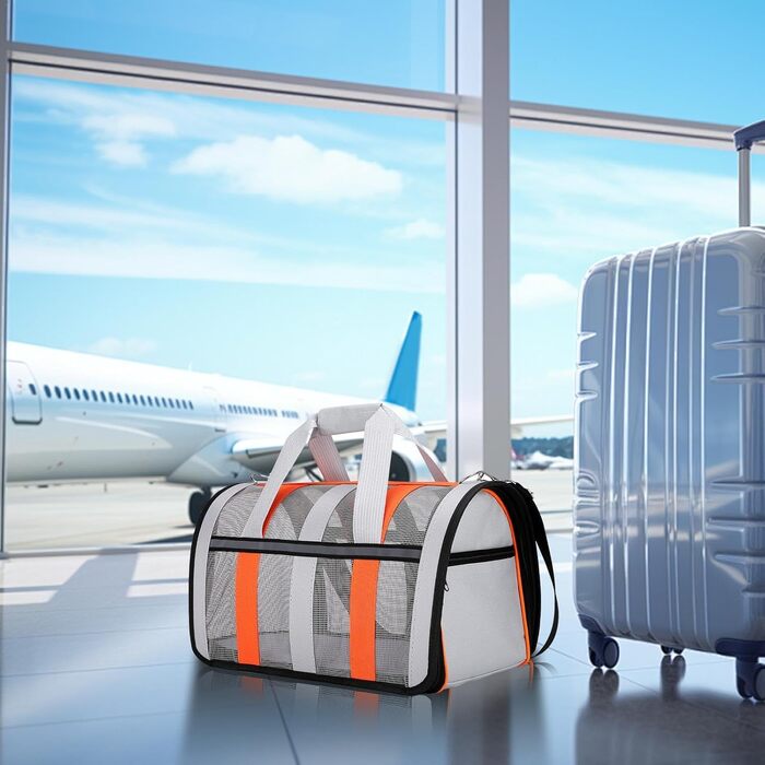 Складана переноска для тварин, рюкзак для вигулу собак та котів, переноска для подорожей з вентиляцією, рюкзак для вигулу цуценят та котів