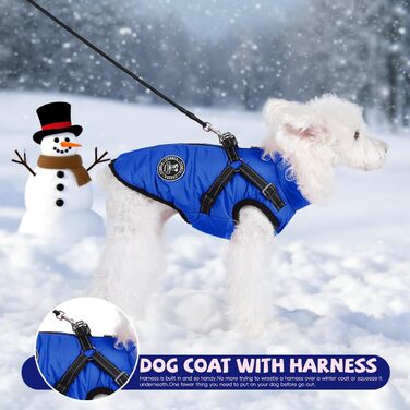 Зимовий теплий одяг для собак: куртка, жилетка, плащ. Водонепроникний одяг для маленьких, середніх та великих собак. Зелений (4XL, блакитний)