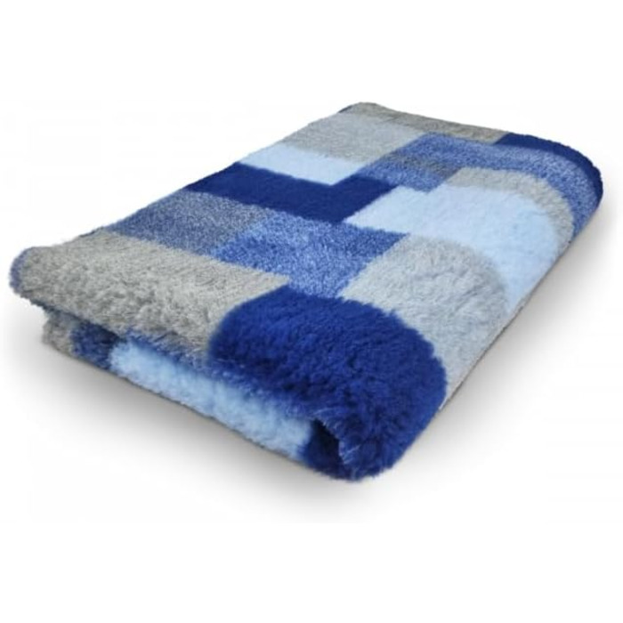 Килимок для собак Elropet: преміум vetbed 30 мм, для маленьких та великих собак, розмір M (100x80 см), Diamond Blue