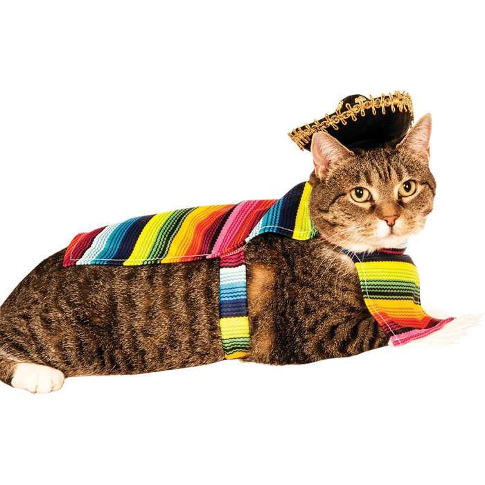 Костюм для собак Рубіс: мексиканський сарапе, розмір S, для Хелловін