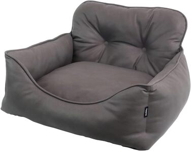 Ліжко для собак Nobby ENOCK, темно-сірий, 55 x 50 x 20-34 см