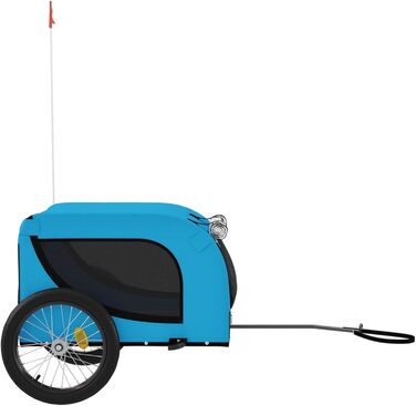 Фаркоп для велосипеда Gecheer, перевезення собак, вантажопідйомність 45 кг, чорний оксфордський матеріал, блакитний
