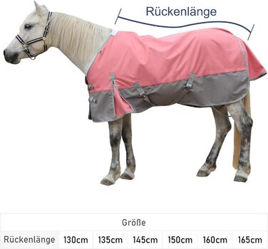 Водонепроникна прогулянкова попона для лошадей 1200D, дихаюча дощовик-накидка без наповнення (0г), чорно-червона, 165 см