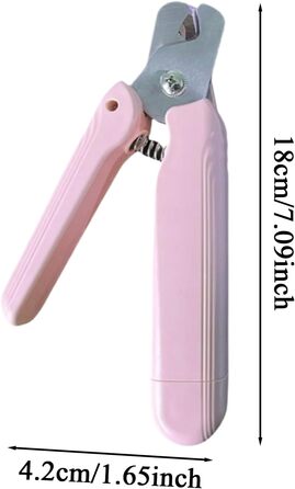 Електричні ножиці для собак 2-в-1, рожеві: безпечний триммінг, точний зріз, перезаряджувані, для домашнього та подорожнього використання