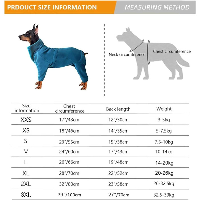 Зимовий теплий одяг для собак: вітронепроникний пуловер з флісу з блискавкою, турквеновий колір, розмір XL