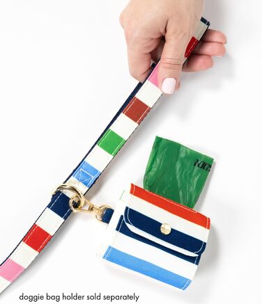 Собача повідок Kate Spade New York 1,4 м, міцний для малих і середніх собак, з золотистою фурнітурою, стильний для сук і кобелів