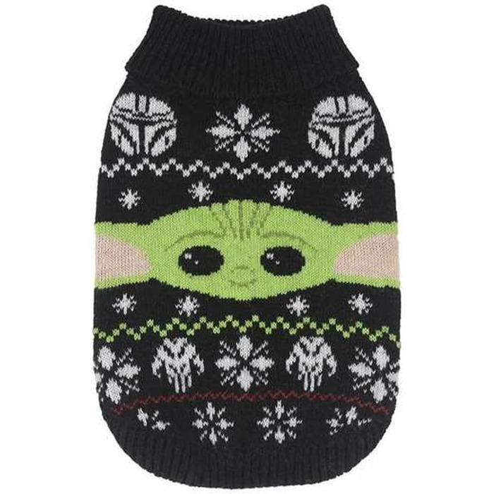 Пуловер для собак Cerdá ForFanPets з дизайном Мандалорця та різдвяною тематикою - офіційна ліцензія Star Wars (М)