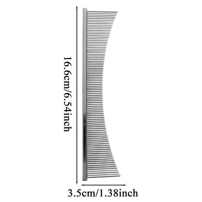 Гребінець для собак та щіток для котів: догляд за шерстю, аксесуари для купання, підходить для довгошерстих порід та цуценят, срібний